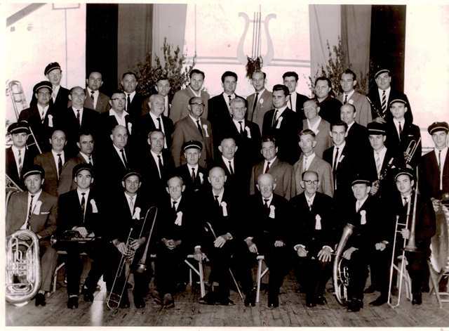 Gründungsbild des Musikvereins „Frohsinn